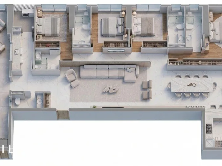 Apartamento diferenciado à venda 4 suítes Centro